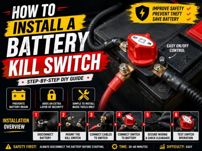 How to Install a Battery Kill Switch