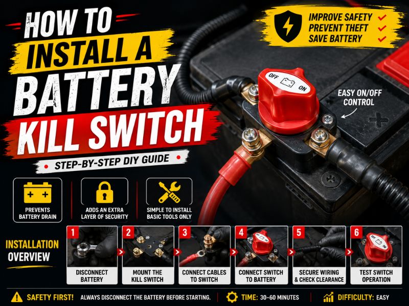 How to Install a Battery Kill Switch