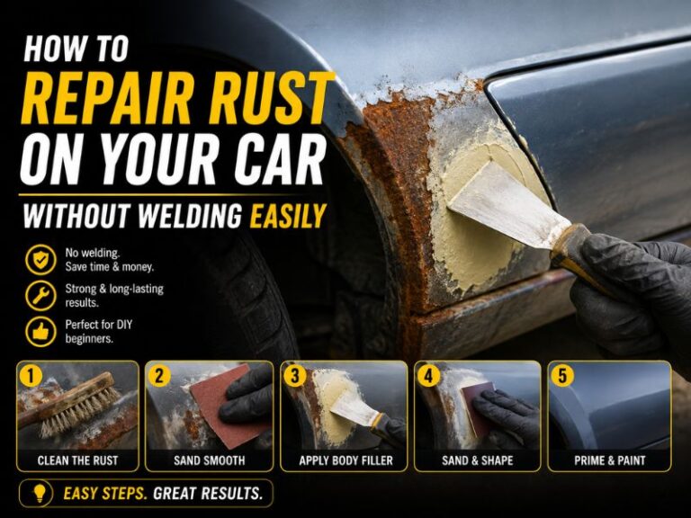 How to Repair Rust on Your Car Without Welding Easily