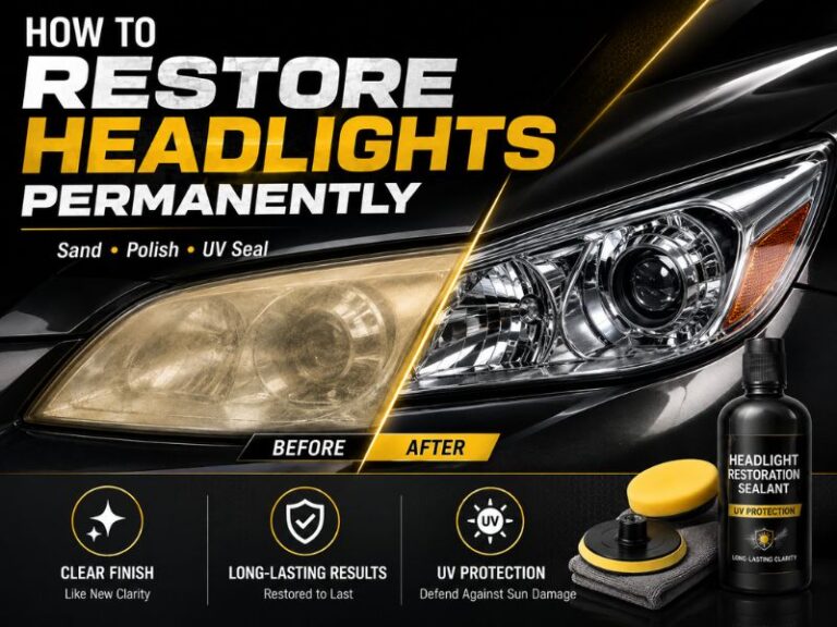 How to Restore Headlights Permanently: Step-by-Step DIY Guide