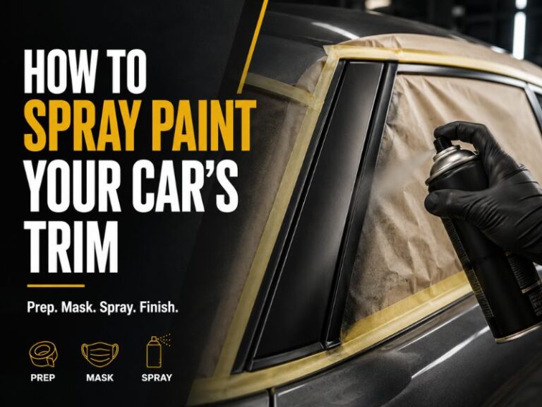How to Spray Paint Your Car’s Trim: Easy DIY Guide