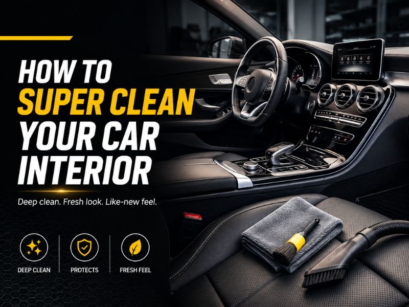 What Does It Mean to Super Clean a Car Interior?