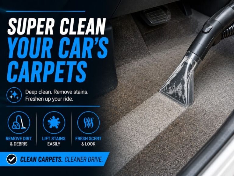 Super Clean Your Car’s Carpets: Step-by-Step Guide